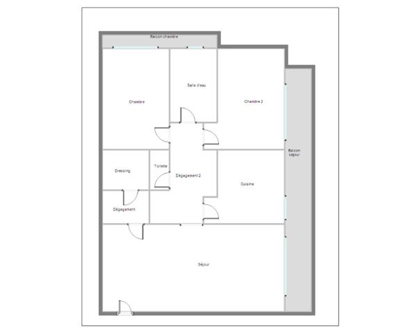 Boulogne-Billancourt T3 70 m² Balcon Parking Résidence de standing