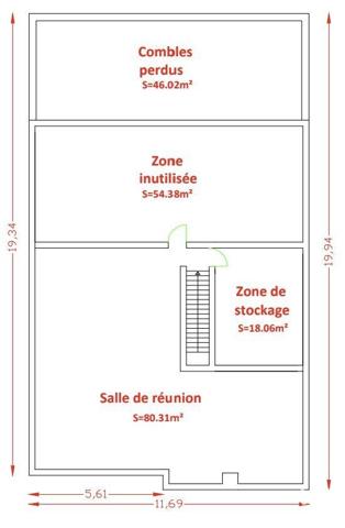 Local d’activité à vendre 735 m² Saint-Martin-sur-le-Pré