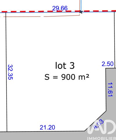 Terrain à vendre 900 m² Bouzonville-aux-Bois