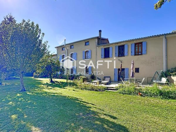 Propriété de caractère avec gîte, piscine et bois – Proche Mirepoix
