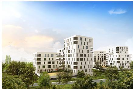 Appartement T2 NANTES Bottière - Chénaie - 48.73 m2  636 Euros