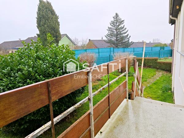 Maison T6 106 m², 4 chambres, Jardin calme sans vis-à-vis