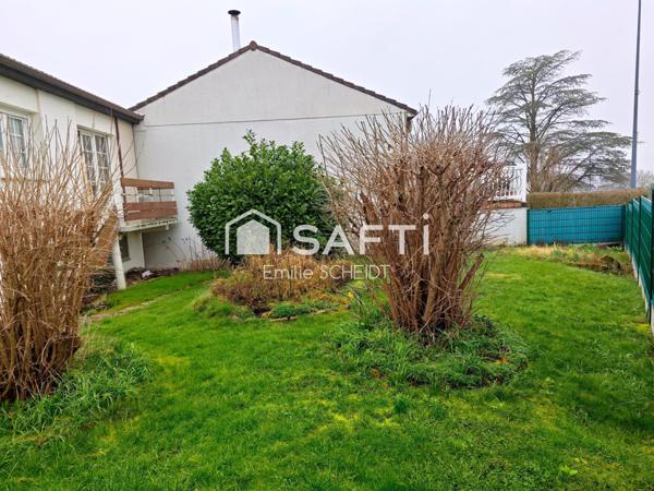 Maison T6 106 m², 4 chambres, Jardin calme sans vis-à-vis