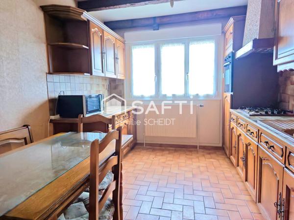 Maison T6 106 m², 4 chambres, Jardin calme sans vis-à-vis