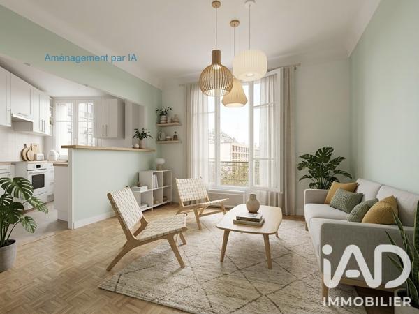 Appartement à vendre 3 pièces 55 m² Boulogne-Billancourt