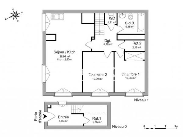Location Appartement 3 pièces 69.21 m² - 9 RUE BOUSQUET Carmaux 81400