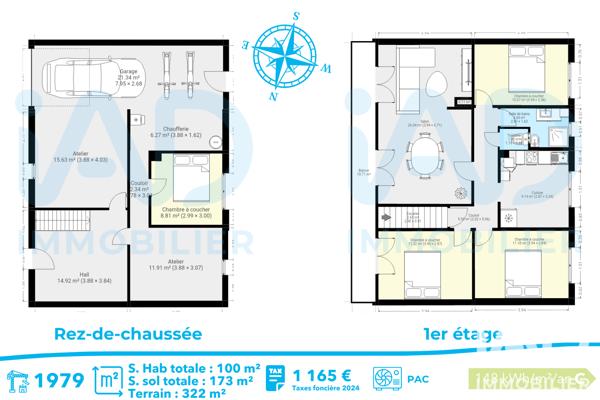 Maison à vendre 5 pièces 100 m² Bethoncourt
