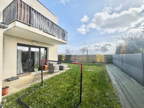 A VENDRE appartement Biéville Beuville 3 pièce(s) - vendu libre - belle orientation - jardin - terrasse - parkings