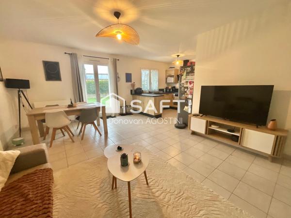 Maison de Plain-pied 4 pièces, 2 chambres et 1 garage