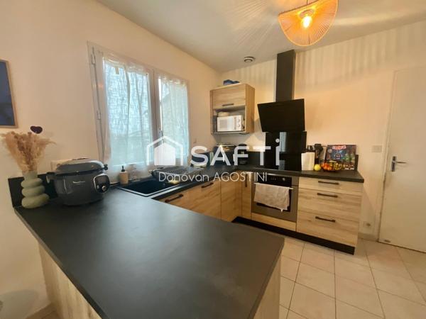 Maison de Plain-pied 4 pièces, 2 chambres et 1 garage