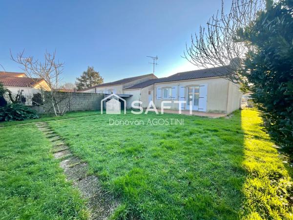 Maison de Plain-pied 4 pièces, 2 chambres et 1 garage