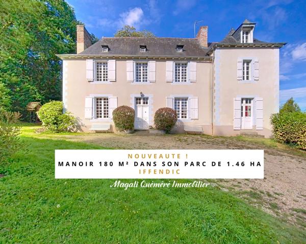 Iffendic (35750) Manoir 8 pièces - 180 m² habitables dans son parc arboré de 1 ha 45