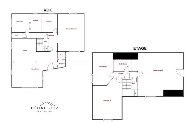 Bien RARE, pensé pour s’adapter à différents projets de vie (famille, investisseurs, projet d'entreprise ...)
Une configuration flexible et évolutive : la maison est édifiée sur trois niveaux.

EMPLACEMENT IDÉAL :
Idéalement située au cœur de Beaucouzé, à proximité immédiate des commerces de la commune, des écoles et des transports.
À moins de 10 minutes du centre-ville d’Angers, des transports en commun (bus et tramway) et à quelques minutes à pied du campus de Belle-Beille.

L'emplacement peut également convenir à un professionnel en recherche de visibilité.

Cette maison de 187,59 m² habitables, avec un sous-sol de 130 m², offre de beaux volumes et de nombreuses possibilités d’aménagement.

- Rez-de-chaussée confortable permettant une vie de PLAIN-PIED sur 130 m² (2 ou 3 chambres)
- Étage communiquant ou indépendant de 91 m² au sol (accès extérieur indépendant possible et déjà en place)
- Sous-sol complet de 130 m²

Au RDC :
Une vaste pièce de vie lumineuse ouverte sur la cuisine
Un espace nuit comprenant 2 chambres (dont une très grande, divisible pour créer une 3ème chambre)
Une salle de bain
Deux WC indépendants
Espaces de rangement

À l’ÉTAGE 
Deux chambres
Une salle d’eau
Un WC indépendant
Une grande pièce polyvalente de 30 m² (espace divisible en plusieurs chambres ou STUDIO locatif) avec accès privatif escalier extérieur et parking privatif.
Une grande terrasse agréable

L'étage peut être loué en T2 selon la configuration actuelle. L'étage est accessible depuis le RDC séparation par une porte en haut et bas de l'escalier. Il est également accessible depuis l'extérieur.

Au SOUS-SOL :
Sous-sol complet
2 portes de garage

Espaces de stockage, atelier, chaufferie

Les extérieurs :
Jardin avec espace paysager
Cour avec stationnement goudronné


À découvrir et à s’approprier selon vos envies.
VIDEO disponible sur demande