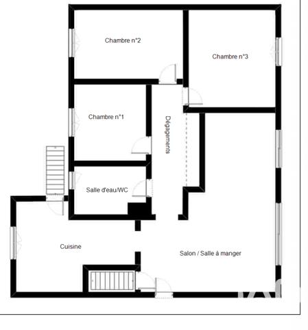 Maison à vendre 4 pièces 98 m² Hanches