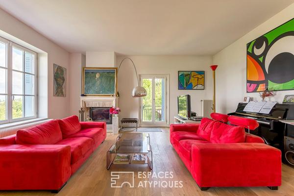 Maison ancienne avec piscine et vue imprenable