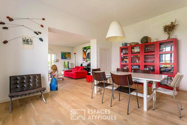 Maison ancienne avec piscine et vue imprenable