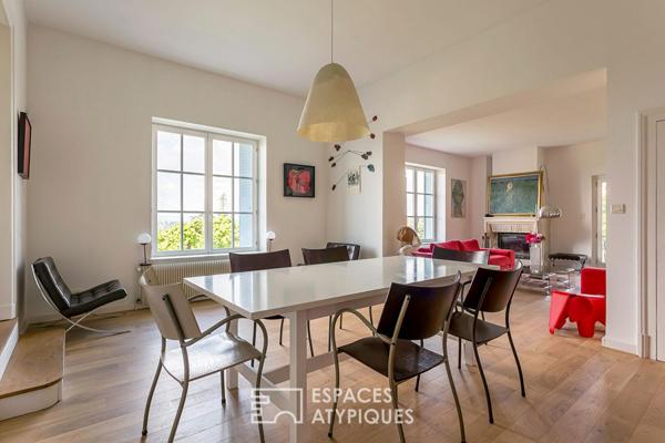 Maison ancienne avec piscine et vue imprenable