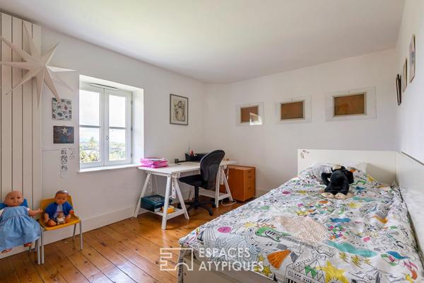 Maison ancienne avec piscine et vue imprenable