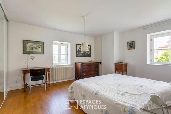 Maison ancienne avec piscine et vue imprenable