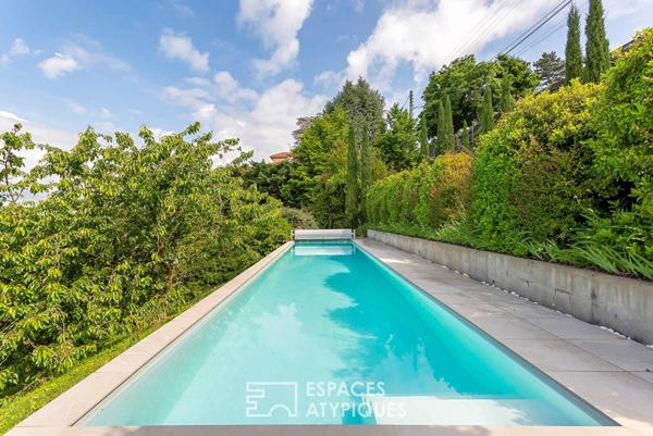 Maison ancienne avec piscine et vue imprenable