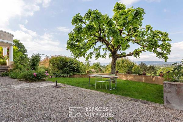 Maison ancienne avec piscine et vue imprenable