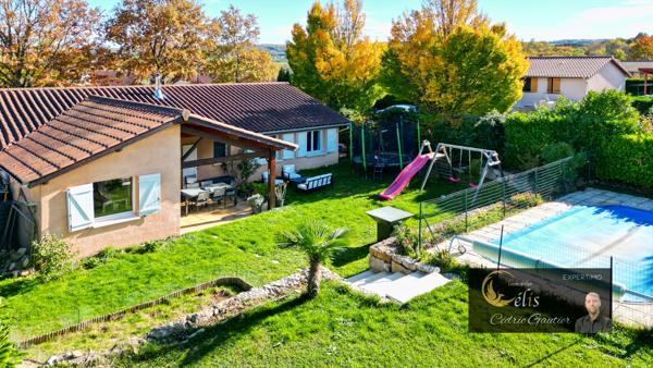 Villefontaine (38090) Maison individuelle plain-pied 118m², terrain 789m² avec piscine à Villefontaine