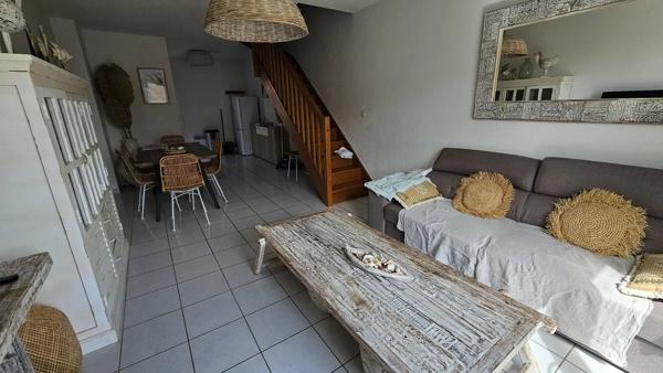 Splendide pavillon T3 avec vue mer – Résidence avec piscine à Saint Pierre La Mer