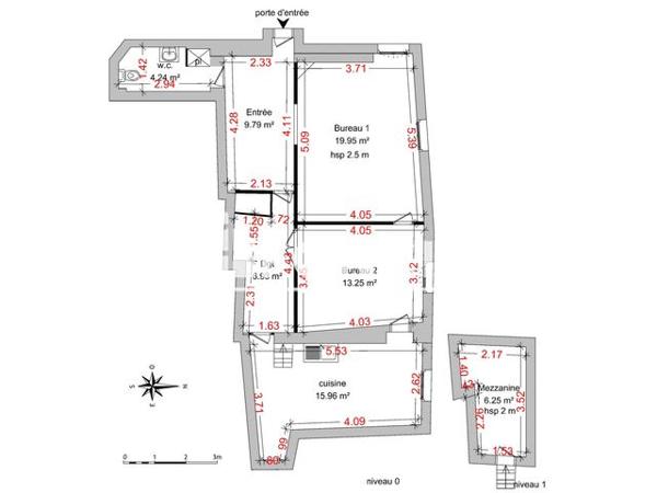 Location Local commercial 3 pièces 76.4 m² - 5 PLACE DU PETIT SCEL Montpellier 34000