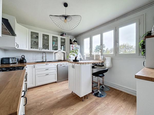 Appartement avec beau jardin et 2 chambres en centre ville