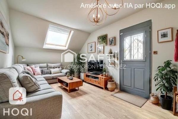 Appartement avec beau jardin et 2 chambres en centre ville