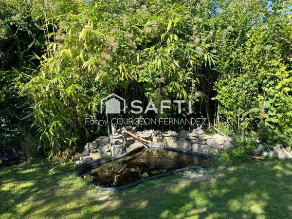 Appartement avec beau jardin et 2 chambres en centre ville