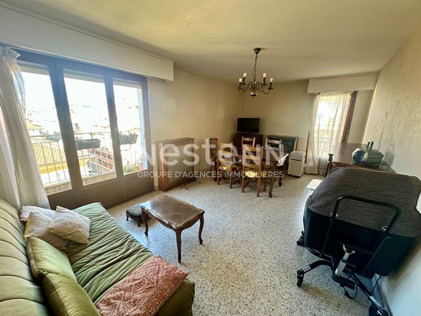 Appartement 3 pièces à vendre à Nice - Vue dégagée, terrasse et garage en sus