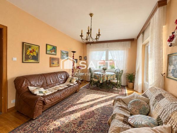 CREUTZWALD - MAISON  INDIVIDUELLE PLAIN PIED SUR SOUS SOL COMPLET ET JARDIN