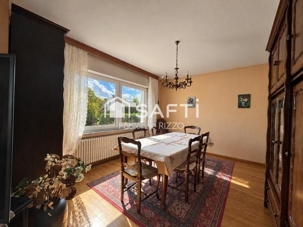 CREUTZWALD - MAISON  INDIVIDUELLE PLAIN PIED SUR SOUS SOL COMPLET ET JARDIN