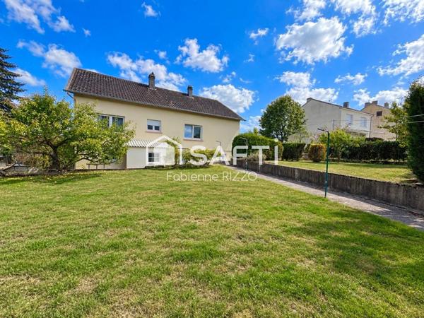 CREUTZWALD - MAISON  INDIVIDUELLE PLAIN PIED SUR SOUS SOL COMPLET ET JARDIN