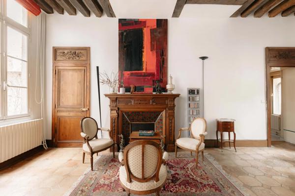 Paris 5 - HENRI IV- Quai de la Tournelle - Sectorisation Henri IV Appartement de charme du 18e siècle