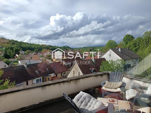Belle maison avec vue dégagée