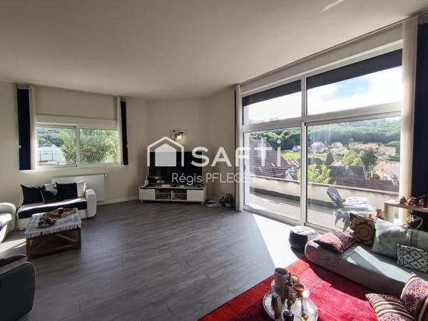 Belle maison avec vue dégagée