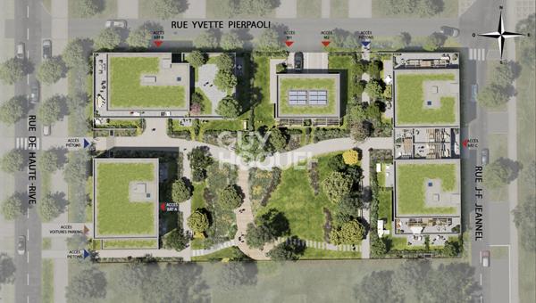 Programme NEUF - VEFA . appartements, duplex et maisons - "MILLESIME" Metz - nouveau quartier-coteaux de la Seille- axe autoroutier : A31