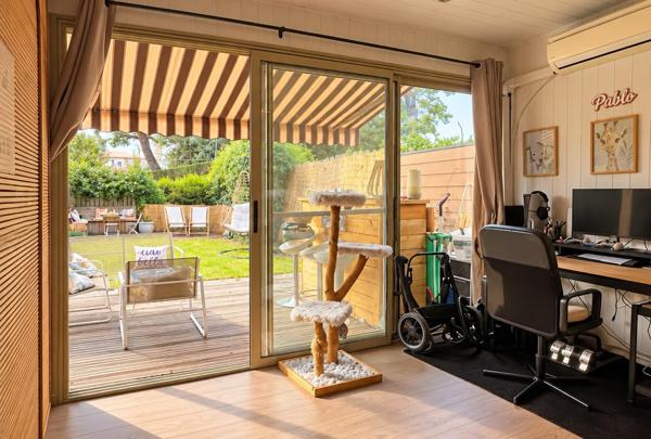 Cagnes-sur-Mer – Studio avec véranda & jardin plein Sud