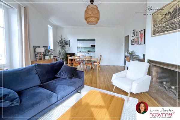 Place Viarme, appartement 5 pièces de 110 m2, 3 chambres, 1 bureau