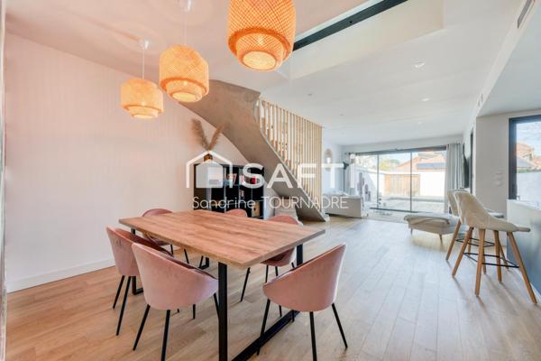 BORDEAUX CAUDERAN, maison comtemporaine, 3 ch, piscine, garage