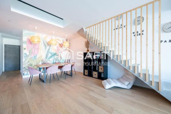 BORDEAUX CAUDERAN, maison comtemporaine, 3 ch, piscine, garage