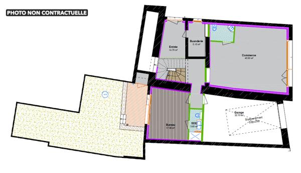 EXCLUSIVITE LA ROCHELLE IMMEUBLE A RENOVER COMMERCE + APPARTEMENT  La rochelle