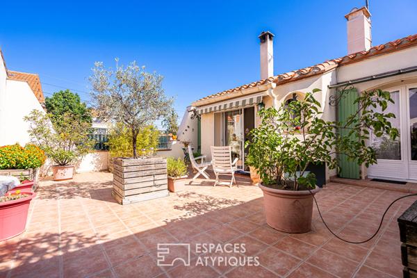 Grange rénovée en jolie maison aux coeur de Rivesaltes