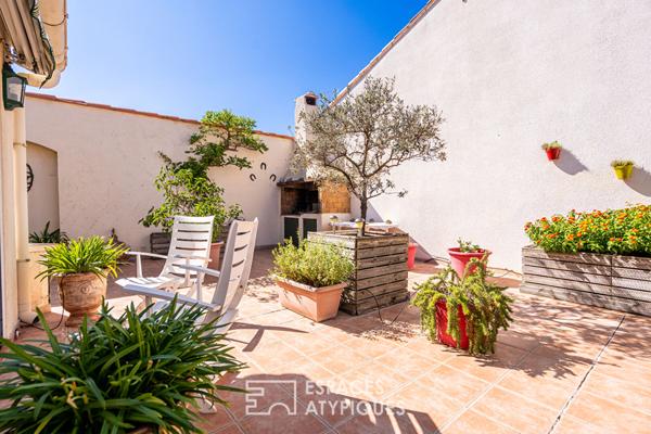 Grange rénovée en jolie maison aux coeur de Rivesaltes