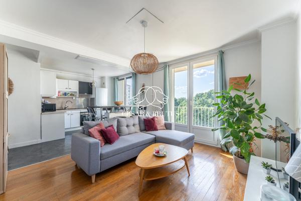 T3 de 54 m² avec balcon Ouest & Vue Fourvière – Lyon 8ème