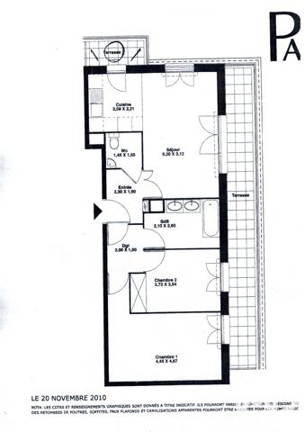 Appartement à vendre 3 pièces 60 m² Lille