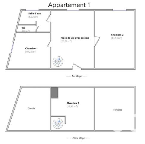 Immeuble à vendre 430 m² Échalas