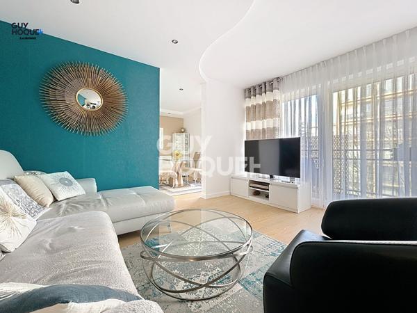 10 min Gare Ermont-Eaubonne :Appartement DERNIER ETAGE :4 pièces de 81m² de 2/3 chambres - Quartier PAUL- BERT à Eaubonne